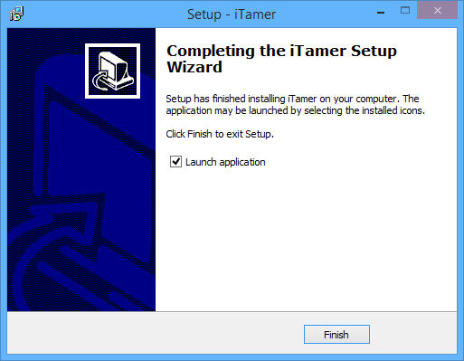 Completing Setup Wizard