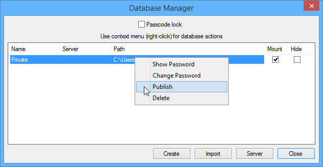 Database Manager