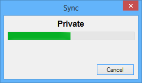 Sync Progress