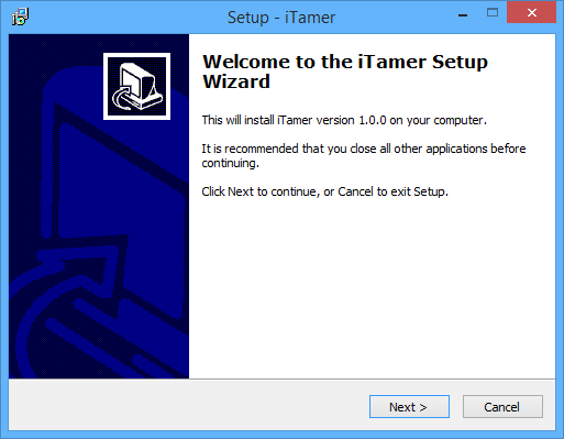 Welcome Setup Wizard